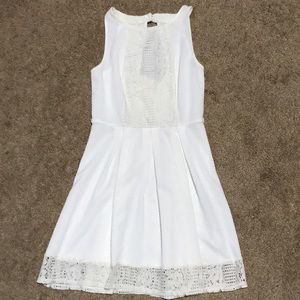 White lace dress